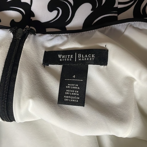 WHBM Geometric Floral Sleeveless Sheath Dress - Picture 5 of 9